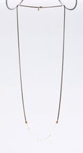 nature fishbone brass necklace #1