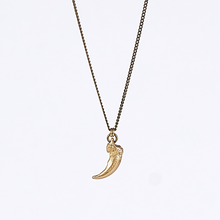 treasure nature claw brass necklace #1