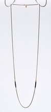 nature coral dual brass necklace #1