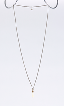 nature bone brass necklace #1