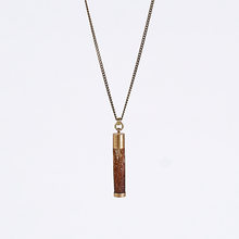 nature urchin L brass necklace #2