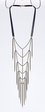 strapped native brass necklace #1