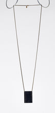 shield ostrich black brass necklace #5