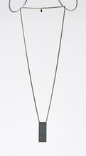 shield ostrich grey brass necklace #2