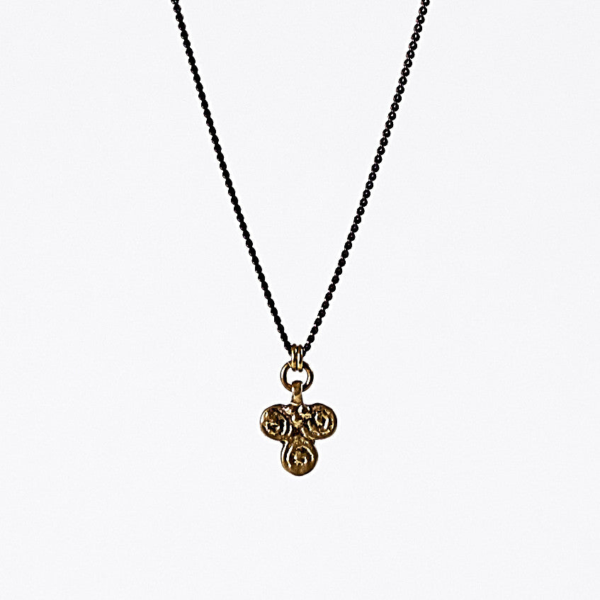 treasure pieces brass necklace #3