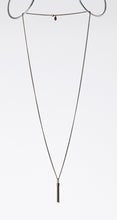 tassel curb chain S brass necklace #2