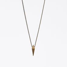 treasure crystal brass necklace #1
