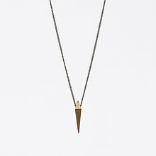 treasure crystal brass necklace #2