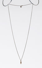 nature quartz brass necklace #2