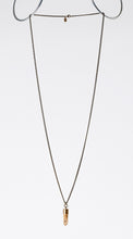 nature bamboo brass necklace #2