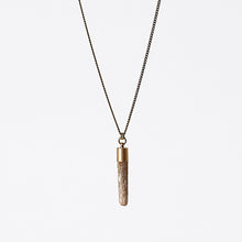nature urchin M brass necklace #1