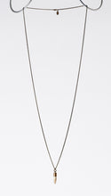 nature horn M brass necklace #1