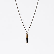 nature porcupine S brass necklace #4