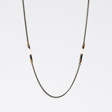 nature porcupine dual brass necklace #2