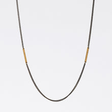 edgy beam dual brass necklace #2 by ronijewelry
