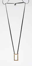 strapped light edgy brass necklace #1