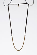 strapped light snake chain brass necklace #2