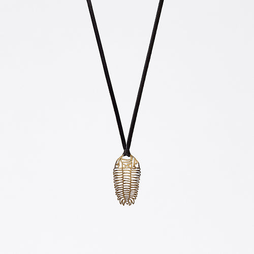 strapped light fantasy brass necklace #1