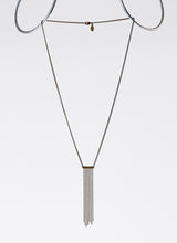 waterfall ball chain S brass necklace #2 