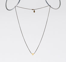 edgy triangle S brass necklace #3