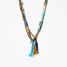 spiritual colors S brass necklace 
