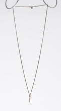 treasure nature crab brass necklace #1