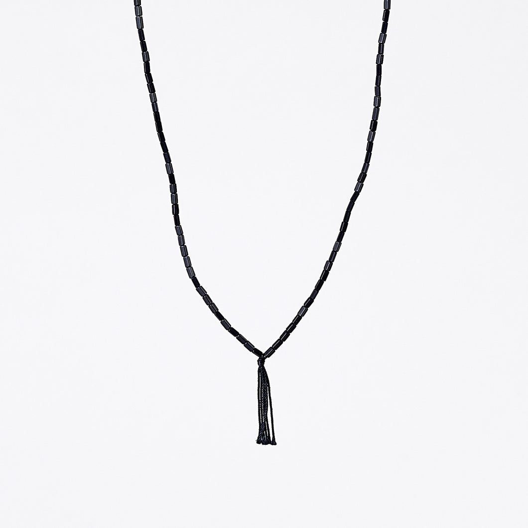 spiritual glass brass necklace #1